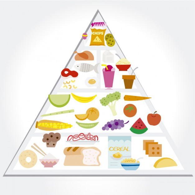 La nueva pirámide alimentaria